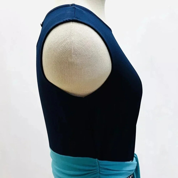 ENFOCUS STUDIO Women Sleeveless Full Length Floral Multi-Colored Dress Size 6 - Picture 7 of 13